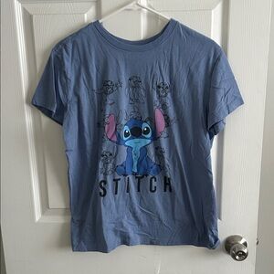 Disney Blue Stitch Short Sleeve Kids Tee